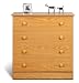 Prepac Oak 4-Drawer Chest