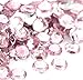 Beading Station 500-Piece BSI Flat Back Brilliant 14-Cut Round Rhinestones, 5mm-20ss, Light Pink