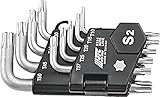 JTC 9PCS ショートスターレンチセット トルクスネジ用 専用ホルダー付き JTC5354
