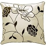 Chloe Cushion Cover, Cream/Black, 45 x 45 Cm