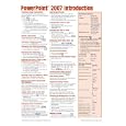 Microsoft PowerPoint 2007 Introduction Quick Reference Guide (Cheat Sheet of Instructions,...