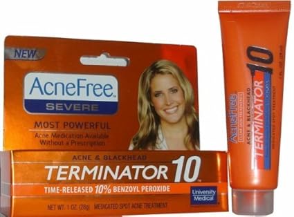 acne cream orange tube