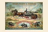 Canvas Print, Wood, Taber and Morse's Steam Engine Works - 20x30