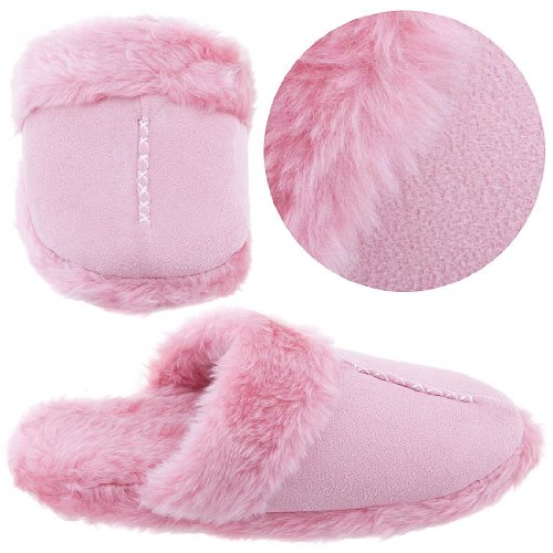 Pink Scuff Slippers for Women