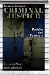 Making Sense of Criminal Justice: Policies and Practices