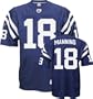 Peyton Manning Blue Reebok NFL Authentic Indianapolis Colts Jersey