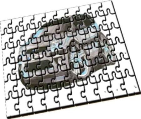 Personalisiertes Koolart - Ford Fusion Car - A4 Holzpuzzle by Eminence Gifts Ltd