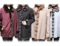 【レディース 毛皮コート】 シルク＆ロシアンリス(ロリス) リバーシブル ファーコート [4075]送料無料