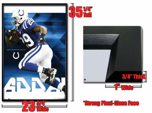 Framed Indianapolis Colts Joseph Addai Poster Fr4272