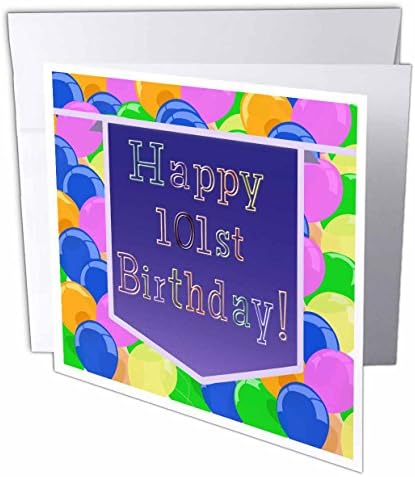 Happy 101st Birthday Greeting Card with Envelope