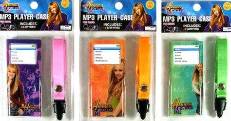 Hannah Montana MP3 Player Case for IPod Nano with Matching Lanyard