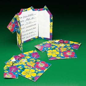 Hawaiian Aloha Shirt Luau Invitations (1dz.) Surfer Tiki Party Invites
