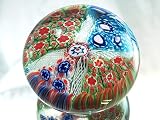 Murano Design Glass Art Millefiori Paperweight PW-1130
