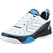 Hummel REBEL PIO 60151 Unisex - Erwachsene Sportschuhe - Handball,  EU 45 weiss (white/black/chrome/diva blue)   (UK 10.5)