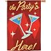 28in House Flag - Party's Here