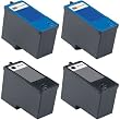 4-Pack (2BK+2C) Series 5 Hi-Yield Remanufactured Ink for M4640 M4646 Dell All-in-One 922 / 942 / 962 / 924 / 964 / 944 Printer