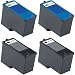 4-Pack (2BK+2C) Series 5 Hi-Yield Remanufactured Ink for M4640 M4646 Dell All-in-One 922 / 942 / 962 / 924 / 964 / 944 Printer