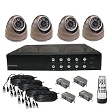 4 channel DVR combo kits with 4 CCD color infrared in/outdoor cameras 4 channel DVR combo kits with 4 CCD color infrared in/outdoor cameras
