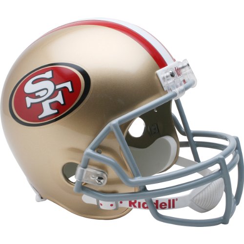 Riddell San Francisco 49ers Deluxe Replica Football Helmet- NEW FOR 2009! - San Francisco 49ers One Size
