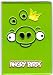 BOSS PIG Green Pig King with crown in Angry Birds iPhone Game App 3D Passport Cover