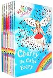 Rainbow Magic Party Fairies Collection 7 Books Pack Set (Series 15 to 21) RRP £27.93 (Cherry the Cake Fairy, Melodle the Music Fairy, Grace the Glitter Fairy, Honey the Sweet Fairy, Polly the Party Fun Fairy, Phoebe the Fashion, Jasmine the Present) (Rainbow Magic Party Fairies)