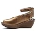 Bernie Mev Womens Mely Wedge Sandals