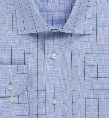 NonIron Cotton Blend Long Sleeve Check Shirt