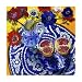 Anemones & Pomegranate by Isy Ochoa. Size 21.83 inches width by 21.75 inches height. High Quality Ar