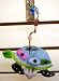 Colorful Swimming Turtle Night Light Stained Glass
