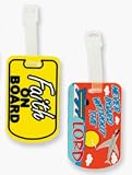 Set of TWO - High quality Inspirational Luggage Tags