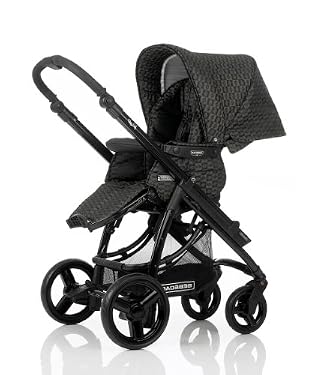 Bebecar Ip-op Pushchair - Black Velvet Black