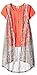 Speechless Girls' 2 Pc Printed Lace Vest 2pc Hi Lo Hem with Tee