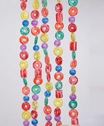 9' Candy Fantasy Sugar Frosted Life Saver Novelty Christmas Garland