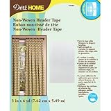Dritz Home 6-Yard Nonwoven Header Tape, 3-Inch