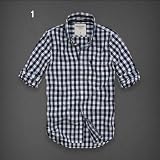 アバクロ （Abercrombie&Fitch) メンズ コットン チェック シャツ