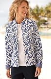 Blue-and-white Reversible Jacket