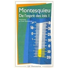 De l'esprit des lois, tome 1