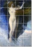 IMAGE OF Eduard Veith Nudes Tile Mural Residential Renovations Design Idea | 17x25.5 using (24) 4.25x4.25 tiles