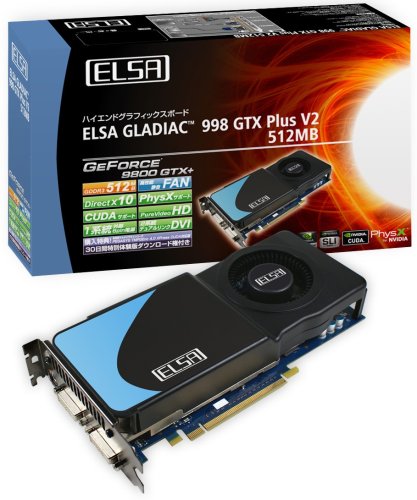 Cover image : ELSA ビデオカードELSA GLADIAC 998 GTX Plus V2 512MB GD998-512ERXP2