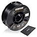 OVERTURE PLA Filament 1.75mm with 3D Build Surface 200mm Ã— 200mm 3D Printer Consumables, 1kg Spool (2.2lbs), Dimensional Accuracy +/- 0.05 mm, Fit Most FDM Printer, Black
