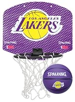 Spalding LA Lakers Mini Backboard and Goal