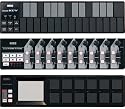 KORG スリム・ライン USB コントローラー/キーボード nanoSET BLACK