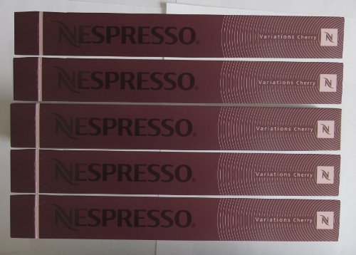 50 NESPRESSO Capsules Variations Cherry