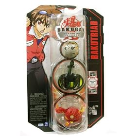 Bakugan Gundalian Invaders Bakutriad SEASON 3 (Darkus Strike Flier, Pyrus Avior, Luminoz Mystery Ball) DNA CODES - Factory Sealed