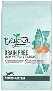 Purina Beyond Grain Free Ocean Whitefish and Egg Recipe Natural Cat Food, 1/11lb bag