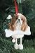 Cavalier King Charles Spaniel Dog Brown Dangling/Wobbly Leg Christmas Ornament