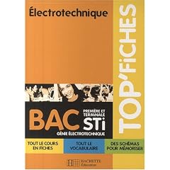 Electrotechnique 1re et Tle STI g�nie �lectrotechnique