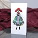  Polish Cloth Figure Greeting Card - Mazowsze, Female