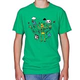 Tee shirt Volcom Junior Skeleton Bay Emerald Green Xlarge (14 ans)