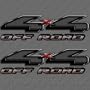4x4 Truck Sticker Decal Carbon Fiber chevy ford dodge